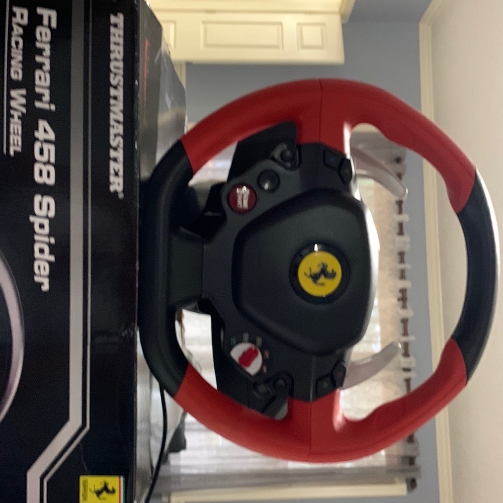Thrustmaster Ferrari 458 Spider racing wheel